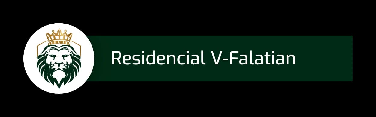 Ìcone Vanglorian com o nome do residencial que se chama v-falatian